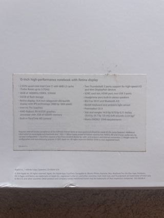 MacBook Pro 15 2015 - 16GB RAM / 512GB SSD