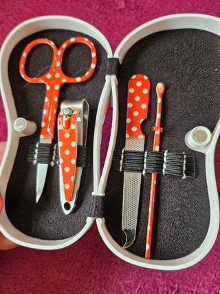 Set Manicura Pedicura sandalia Lunares
