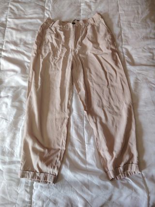 Pantalón Zara Rosa Palo Talla 36