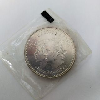 Moneda 12 Euros Felipe y Letizia 2004