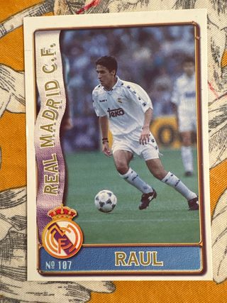 Cromo Real Madrid Raul Gonzalez Liga 96-97
