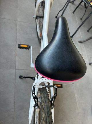 Bici bambina BTWIN bianca 6/8 anni 