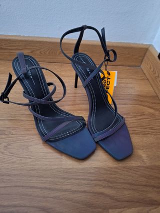 Sandalias tacón Bershka talla 38