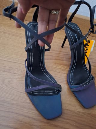Sandalias tacón Bershka talla 38