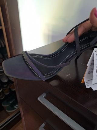 Sandalias tacón Bershka talla 38