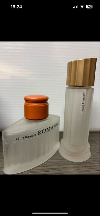 Bottiglie profumo vuote Laura Biagiotti Roma