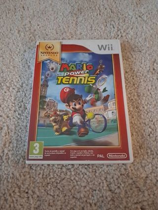 Mario Power Tennis Wii Nintendo Selects