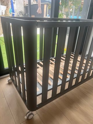 Cuna colecho Cotinfant gris con ruedas