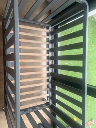 Cuna colecho Cotinfant gris con ruedas