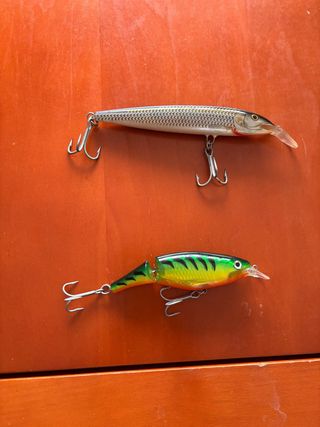 2 señuelos de pesca