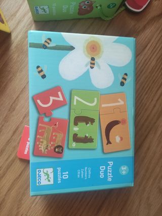4 Puzzles Duo Djeco educativos
