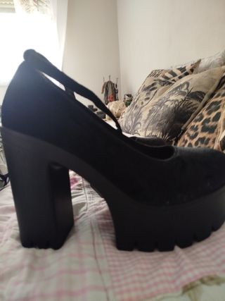 Zapatos de plataforma negros
