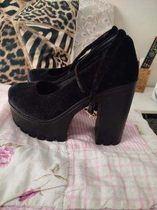 Zapatos de plataforma negros