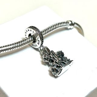 Charm Castillo Disney y Campanilla Plata