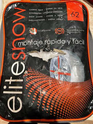 Cadenas de nieve de tela Elite Snow Talla 62