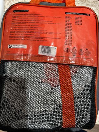 Cadenas de nieve de tela Elite Snow Talla 62