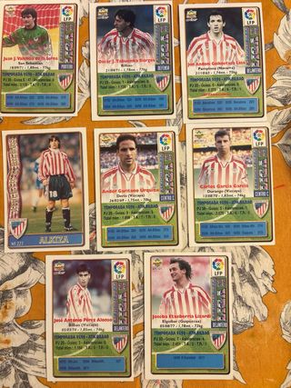 Pack cromos Athletic Club Bilbao Liga 96-97
