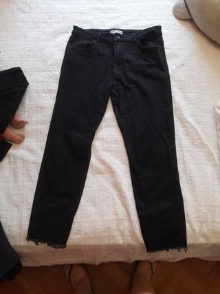 Pantalón vaquero mujer negro
