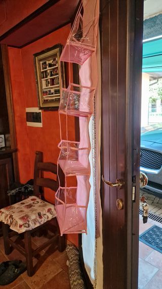 Portaoggetti da appendere rosa