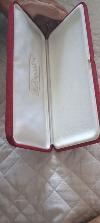 Estuche Joyas Majorica Rojo y Blanco