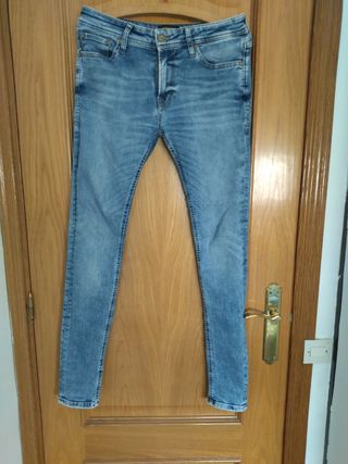 Pantalón Jack & Jones Mujer Talla S Azul