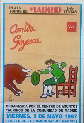 CARTEL DE LA GOYESCA DE 1997