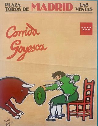 CARTEL DE LA GOYESCA DE 1997