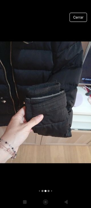 Cazadora zara Negra Talla m