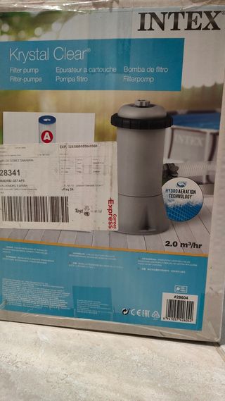 Bomba de filtro piscina krystal clear
