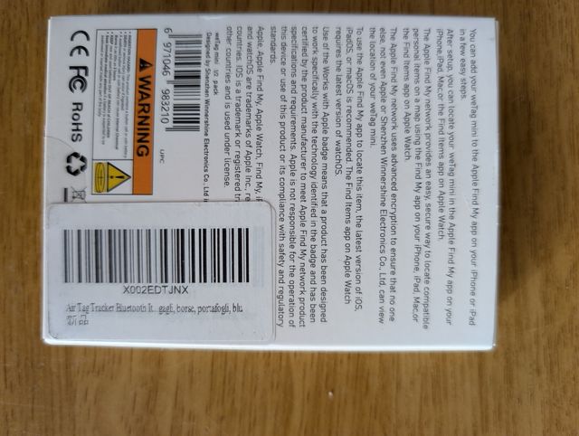 Localizador Bluetooth compatible con Airtag Apple