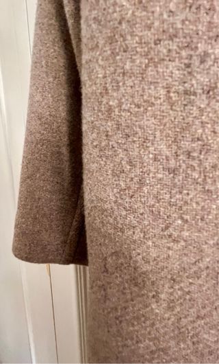 Abrigo oversize Zara beige