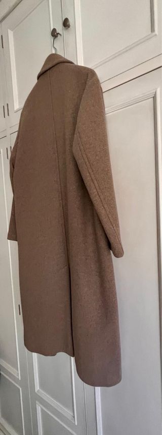 Abrigo oversize Zara beige