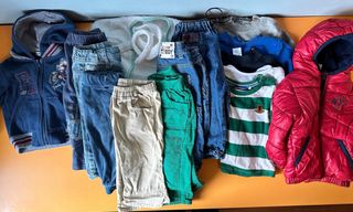 Lotto abbigliamento bambino 9 mesi inverno autunno