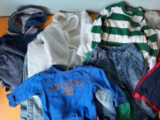 Lotto abbigliamento bambino 9 mesi inverno autunno