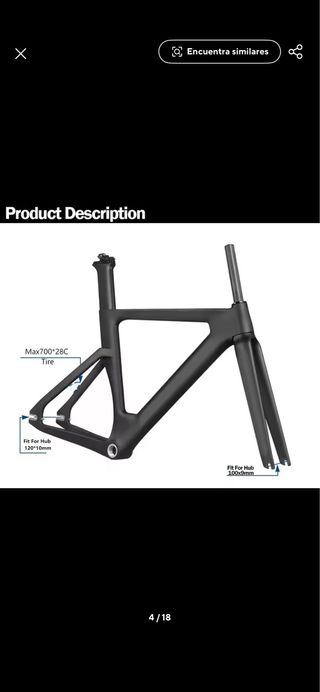 Bicicleta de carbono