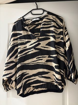 Blusa Mango Talla S Animal Print