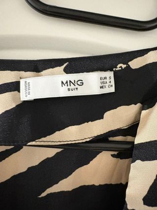 Blusa Mango Talla S Animal Print