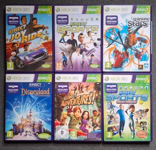 Lote 6 Juegos Xbox 360 Kinect