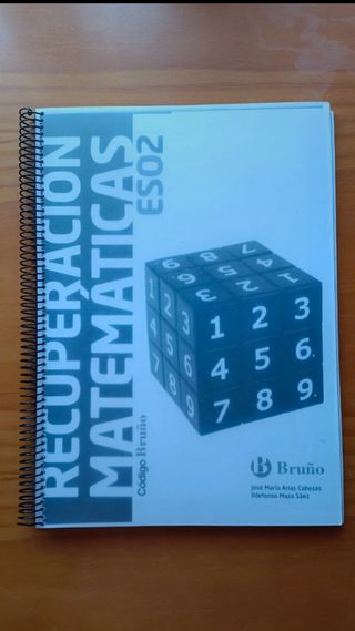Libro matemáticas 2ESO repaso Bruno