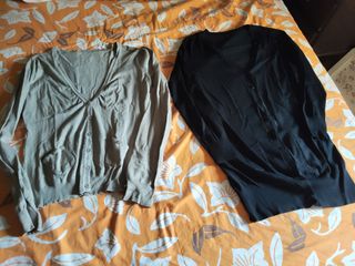Lote 2 chaquetas punto talla M/L