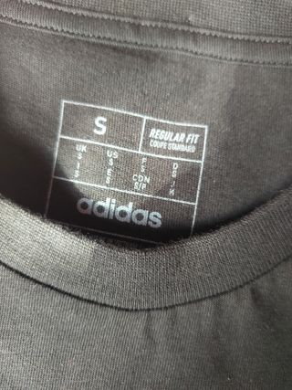 Camiseta Adidas Negra emojits Bolsillo