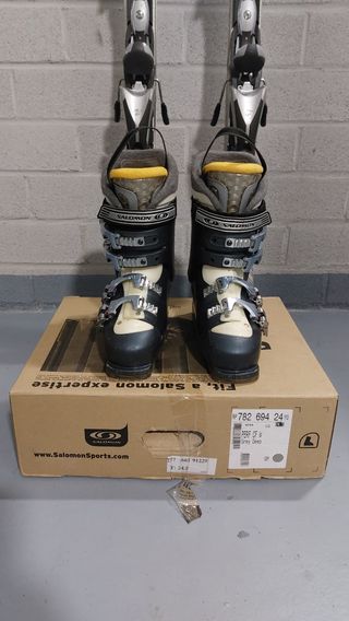 Conjunto esquí Head + botas Salomon Talla 24.5, 