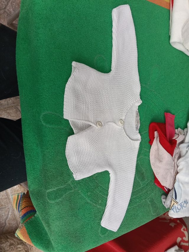 Chaquetilla bebé niña punto 1 mes 50 cm