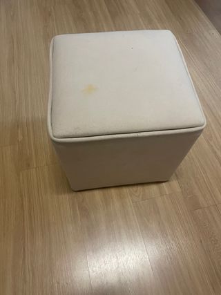 Puf baúl beige

