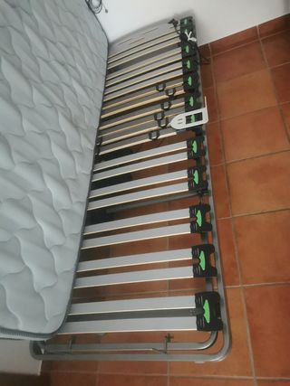 Cama Articulada con motor y colchón de 75x190 cm