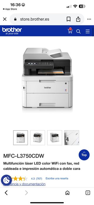 Impresora Multifunción Brother MFC-L3750CDW
