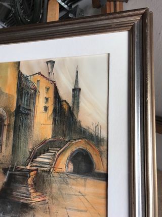 Quadro carboncino Venezia