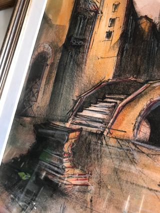 Quadro carboncino Venezia