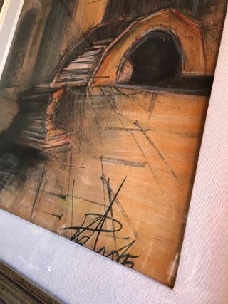 Quadro carboncino Venezia
