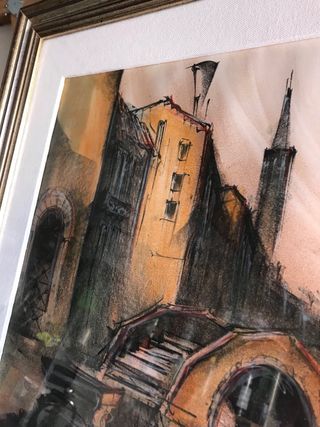 Quadro carboncino Venezia